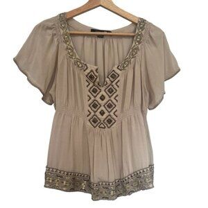 Romantic boho Y2K style top size  M